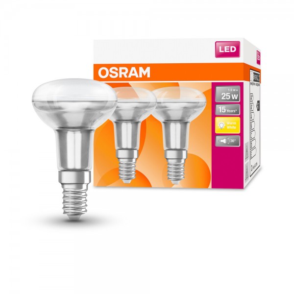 OSRAM 4058075096820 LED STAR R50 E14 2700 K 1,5 W 110 lm
