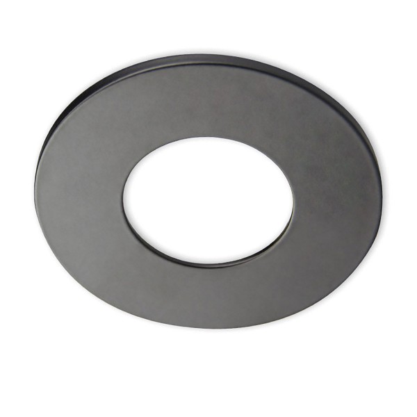 ISOLED 113059 Cover Aluminium rund schwarz matt für Einbaustrahler Sys-68