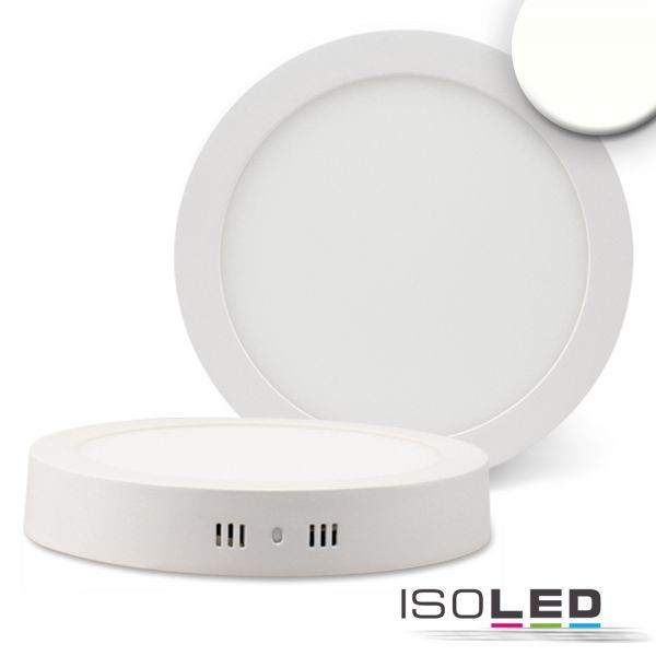 ISOLED 112359 LED Deckenleuchte weiß, 18W, rund, 220mm, neutralweiß