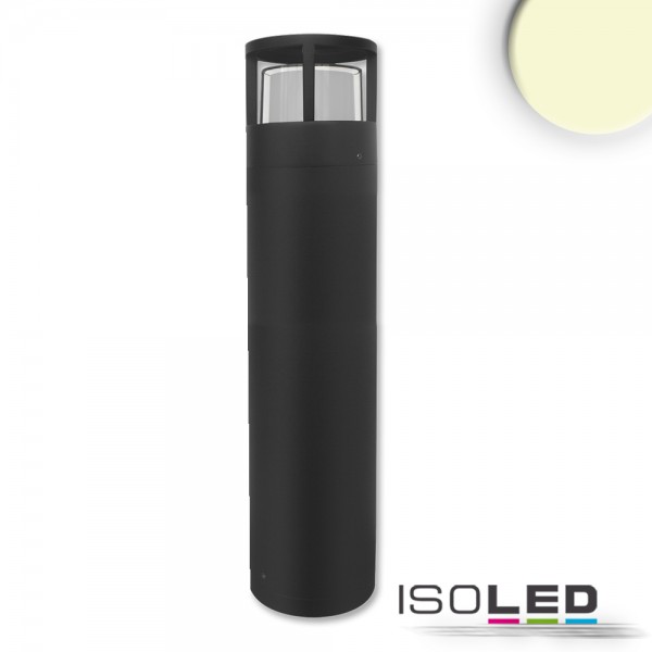 ISOLED 114281 LED Wegeleuchte Poller-5, 70cm, 6W, sandschwarz, warmweiß
