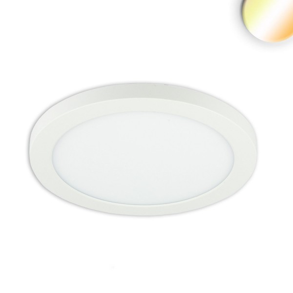 ISOLED 114020 LED Aufbau/Einbauleuchte Slim Flex, 6W, weiß, ColorSwitch 3000|3500|4000K