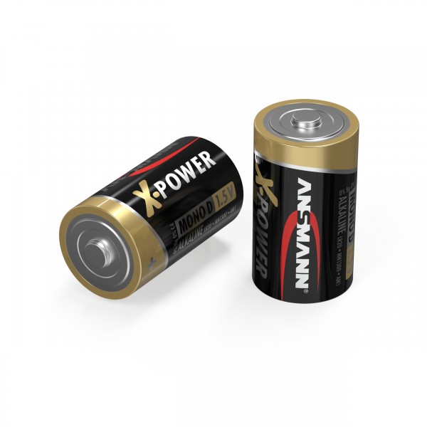 ANSMANN X-Power Alkaline Batterie Mono D / LR20 1er sammelverpackt