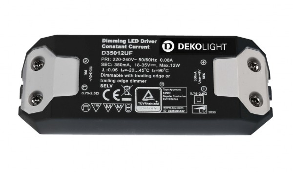862203 LED-Netzgerät BASIC DIM CC D350012UF/12W stromkonstant dimmbar: Phasenan-/abschnitt