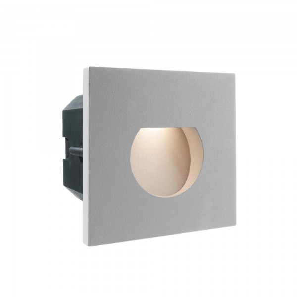 Deko-Light Zubehör, Abdeckung silber grau rund für Light Base II COB Outdoor, Länge: 100 mm, Breite: