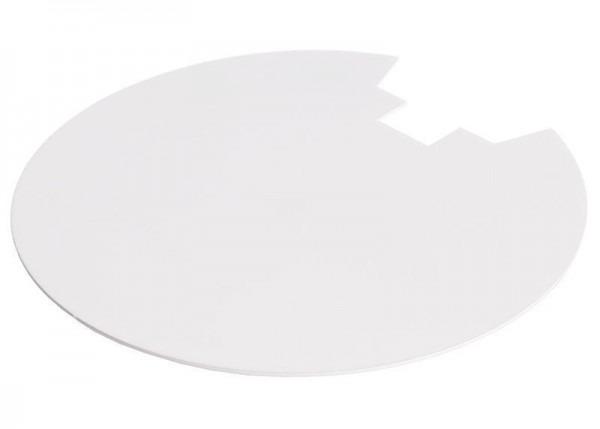 Deko-Light Zubehör, Abdeckung Hinten Weiß für Serie Uni II Max, Höhe: 0,6 mm