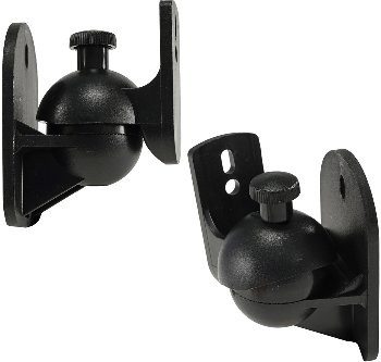 ChiliTec Wandhalter für Lautsprecher "CT-2 Black", dreh-/neigbar,max.5kg, schwarz, Paar