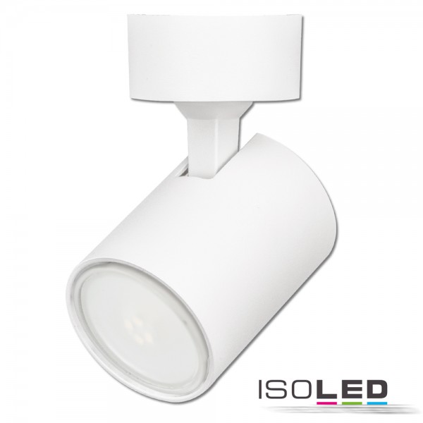 ISOLED 114096 Wand-/Deckenleuchte GU10 Single, IP20, weiß, exkl. Leuchtmittel