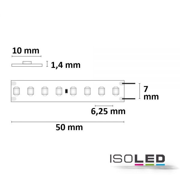 ISOLED 114250 LED HEQ930 Flexband High Bright, 24V, 17W, IP20, 3000K