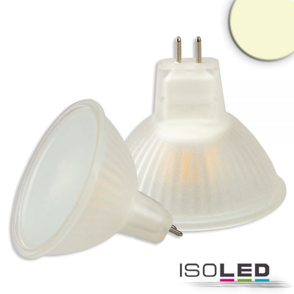 ISOLED 113760 MR16 LED Strahler 3,5W, 270°, opal, warmweiß