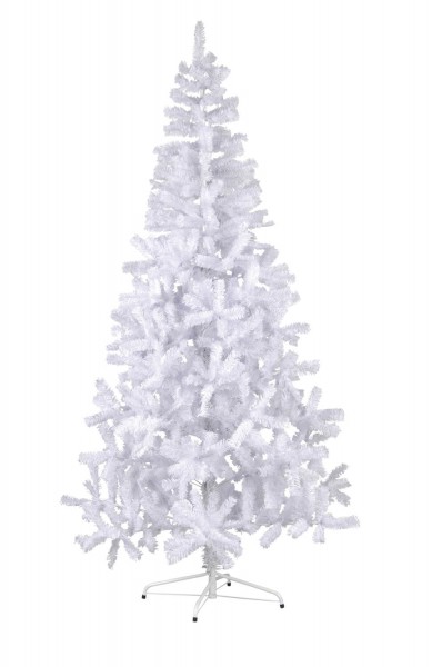 Star Trading 607-30 Weihnachtsbaum "Canadian", Metallfuss, ca. 210x115 cm, Farbe: weiß, outdoor