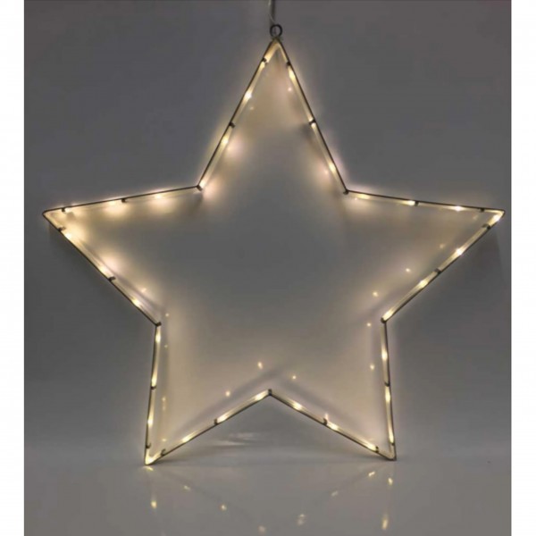 Star Trading SA000024 LED-Silhouette Stern, 50 warmwhite