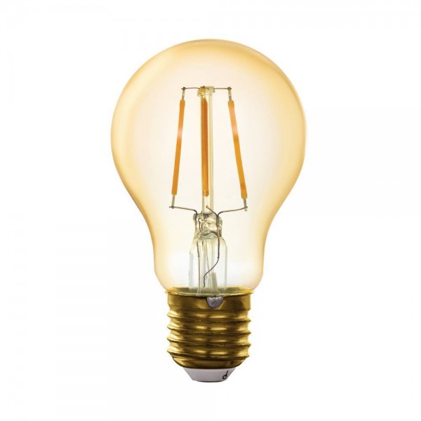 EGLO 33832 Leuchtmittel "LM_LED_E27" Glas, amber, 2200K, 500 lm