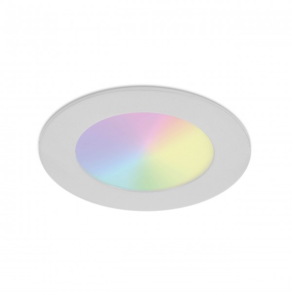 LED Einbaustrahler RGB + CCT 2800-6500K, Ø 120*12mm 6W, ohne Fernbedienung