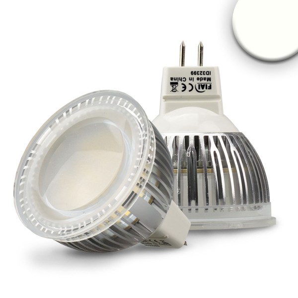 ISOLED 112340 MR16 LED Strahler 6W Glas diffus, 120°, neutralweiß