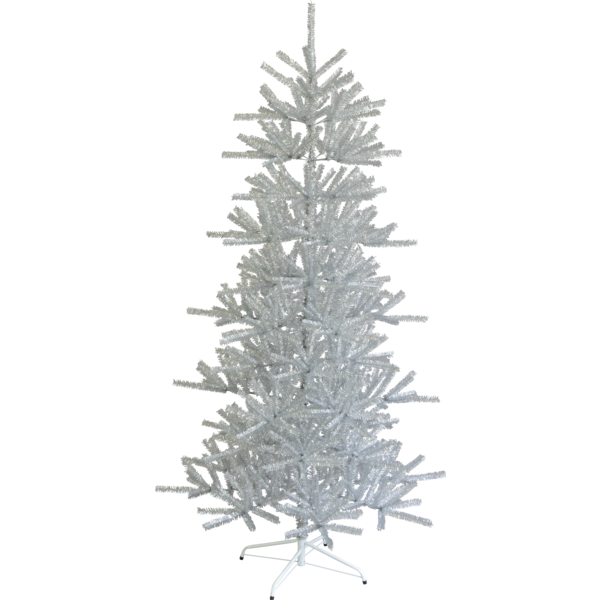 Star Trading 606-63 +Weihnachtsbaum "Sparkle", silber, glitzernd, ca. 210x113 cm, 796 tips, outdoor