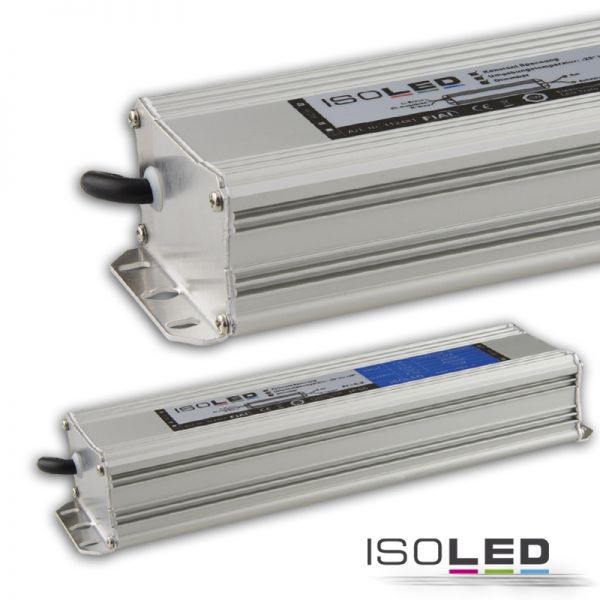 ISOLED 112481 LED Trafo 24V/DC, 20-100W dimmbar (Spannungssenke), IP65